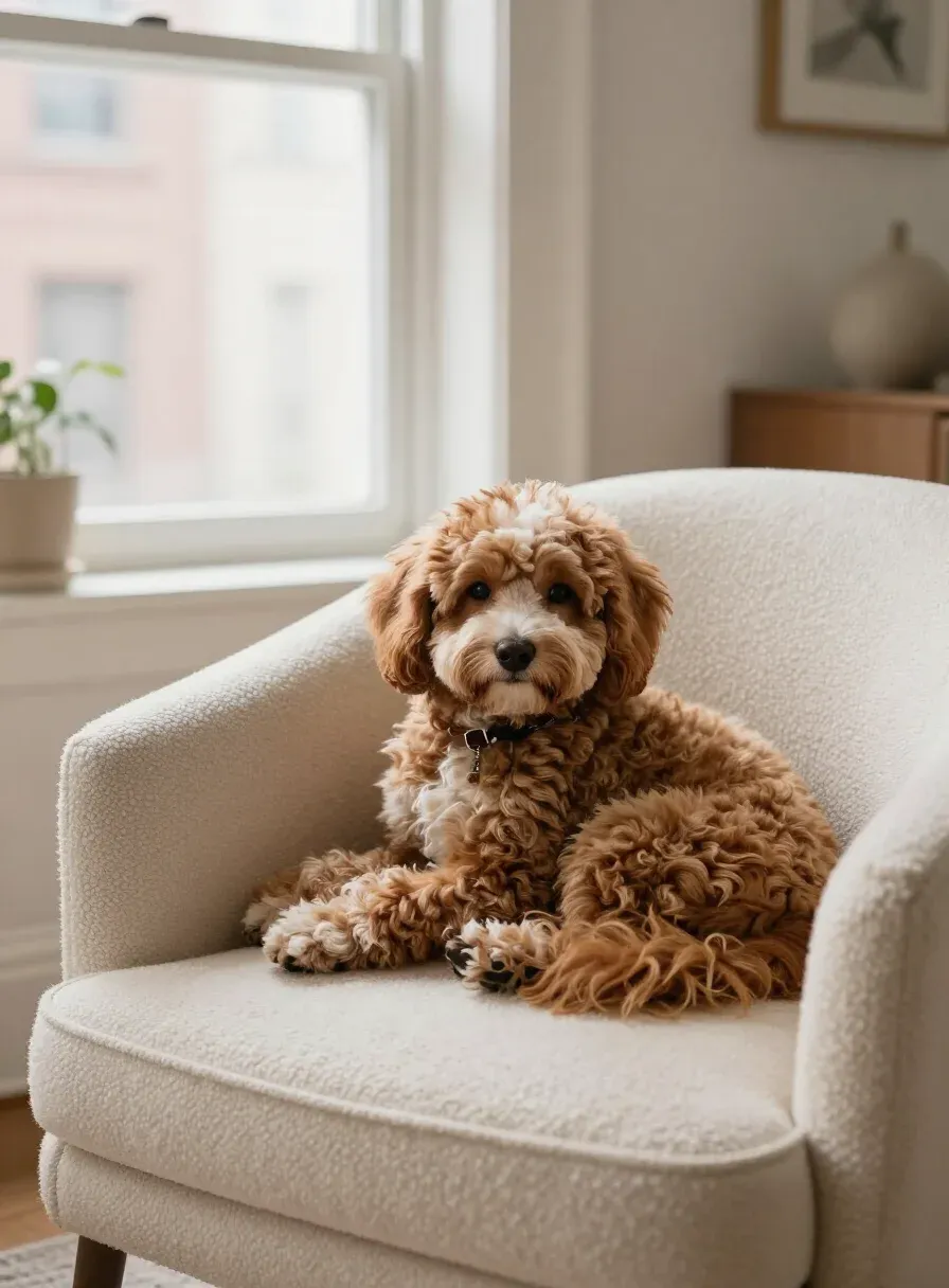 Cavapoo — Cavalier King Charles Spaniel × Poodle
